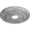 Ekena Millwork Dublin Medallion (Canopies up to 8 1/4"), 15 3/8"OD x 3 5/8"ID x 1"P, Ultra Pure White Crackle CM15DUUWC - alternate 4
